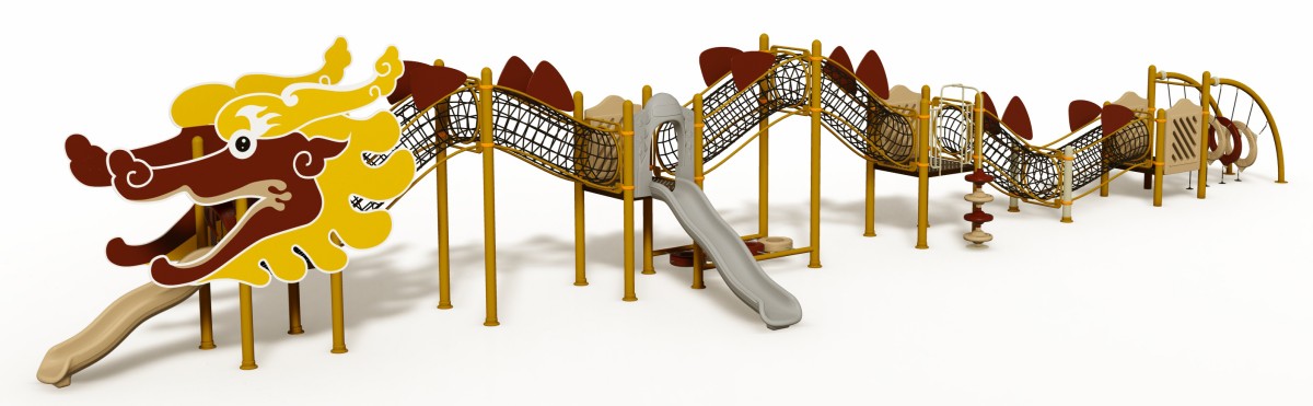 Dragon Outdoor Climbing Play Set-3