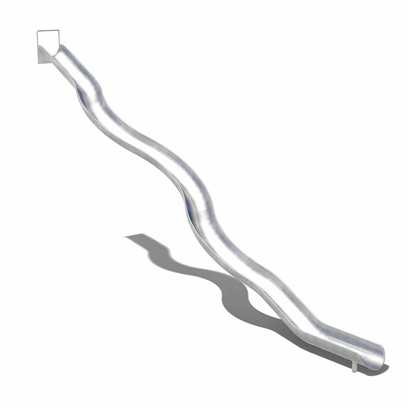 Commercial Wavy Tube Stainless Slide for Playground