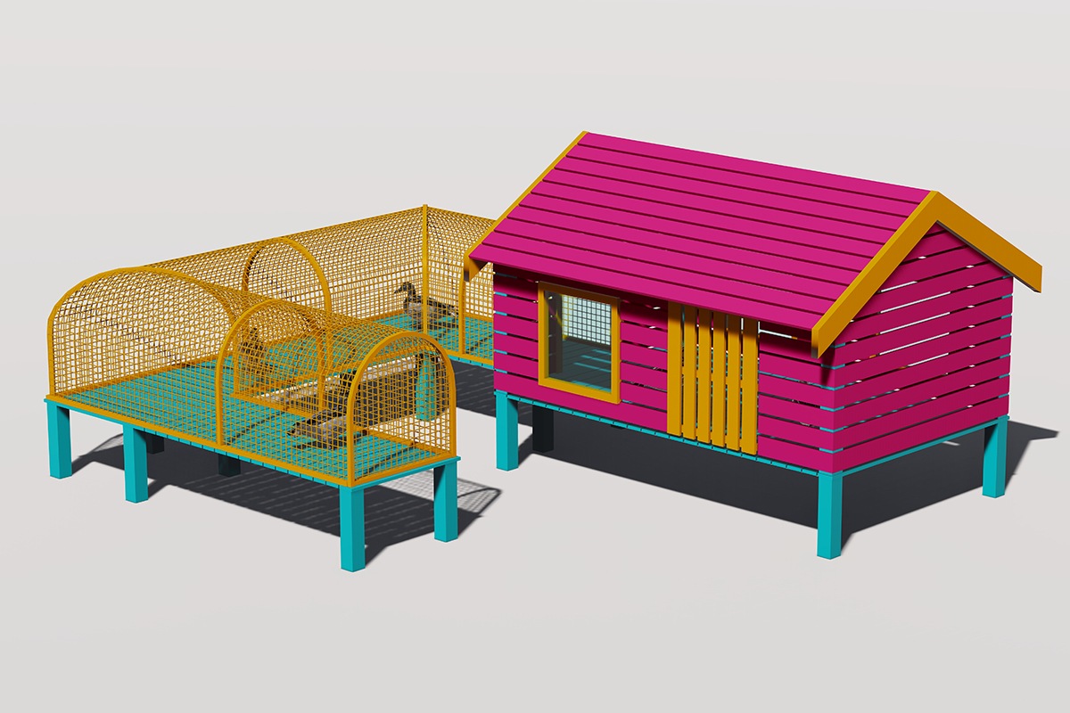 Duck house for petting zoo (3)