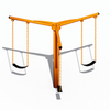 Heavy-Duty Galvanized Pipe Kids Swing for Reliable Outdoor Play Fun