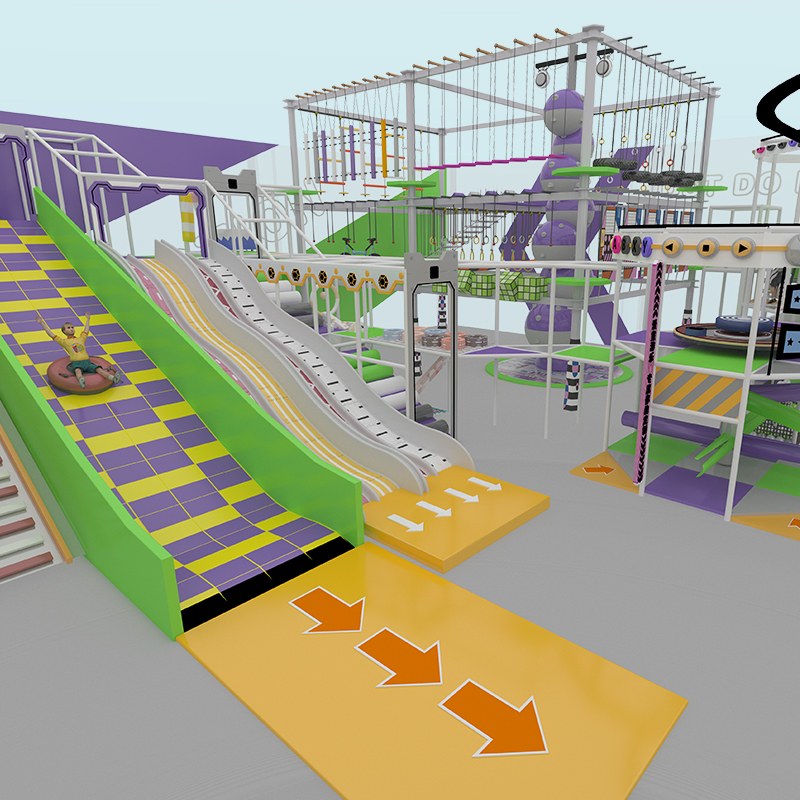 Kids Indoor Sports Park Set - Custom Playground Equipment 