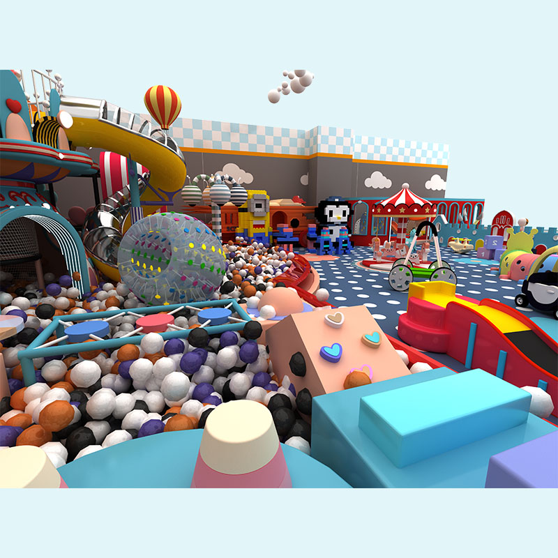 Macaron Series Commercial Soft Play Resort Playgroun