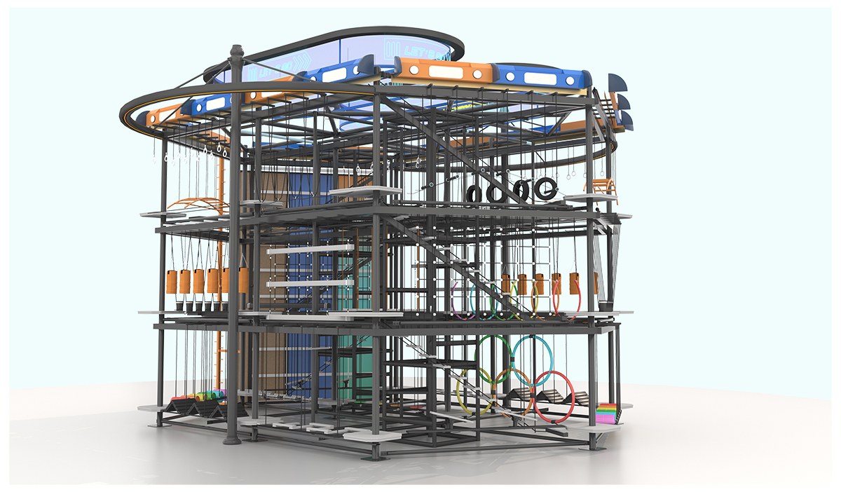 5.Team Building Indoor High Ropes Course (14)