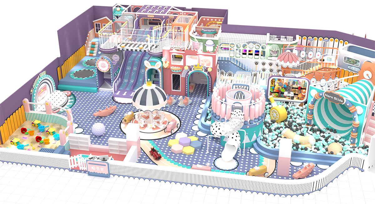 2.Commercial Pastel Color Indoor Playground (5)
