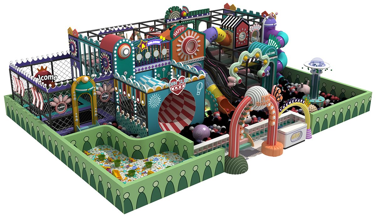 6.Candy Color Macaron Indoor Playground (4)