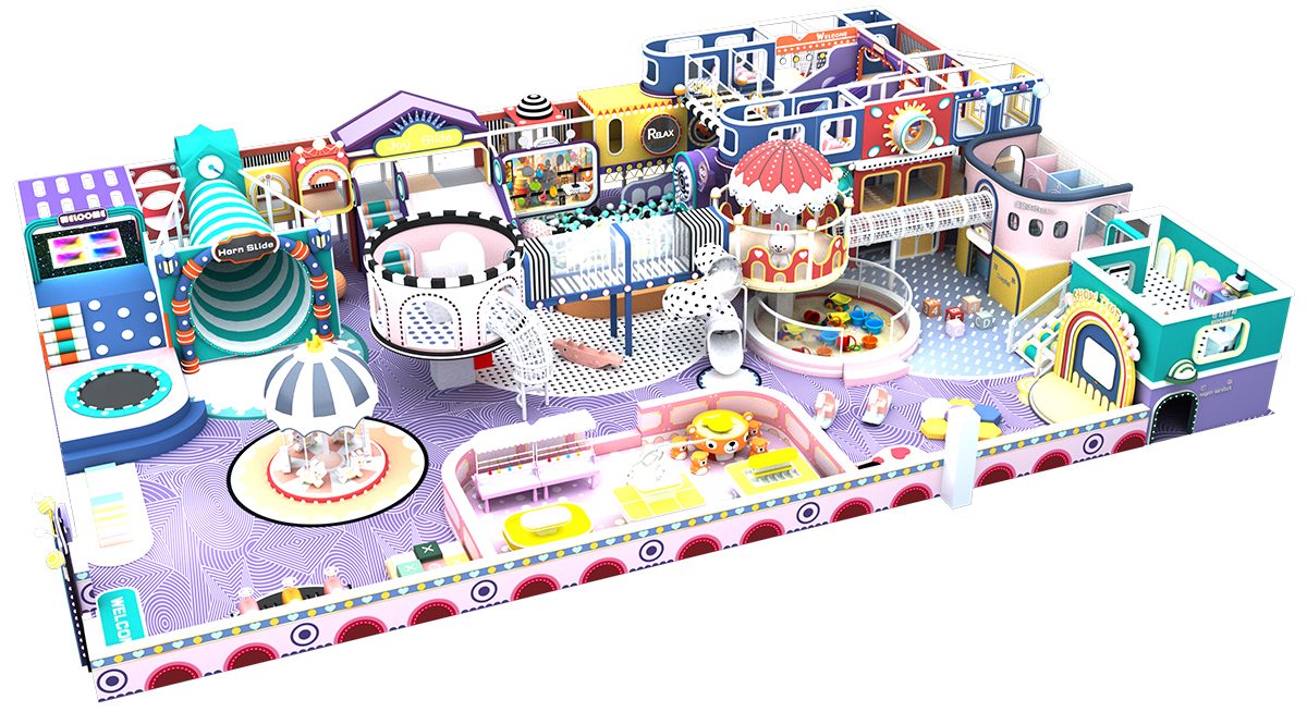 12.Soft Tone Macaron Indoor Playground (2)