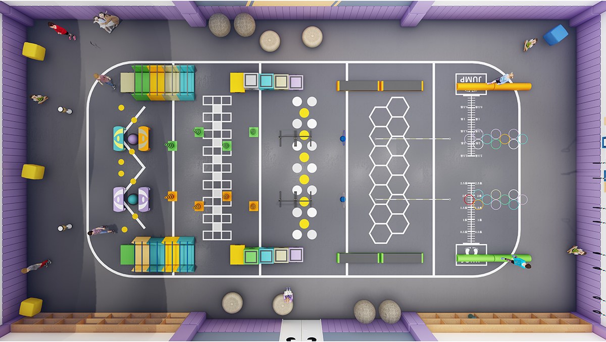 5. Indoor Obstacle Course for Schools (9)
