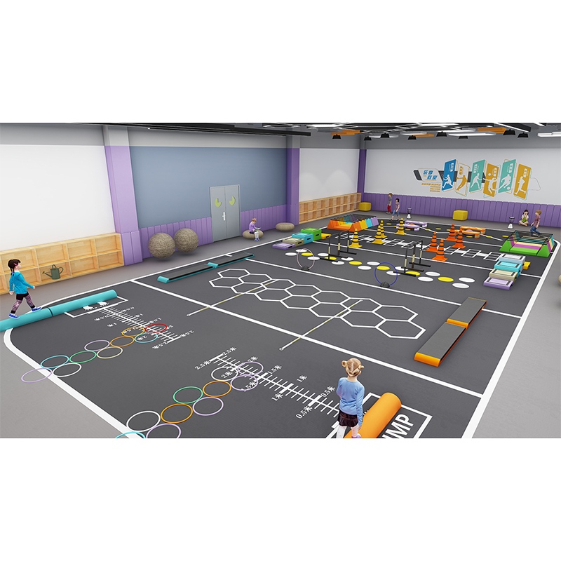 Bespoke Obstacle Course Training Equipment for Indoor Playgrounds