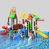 Sensory Water Playground Features with Gentle Slides