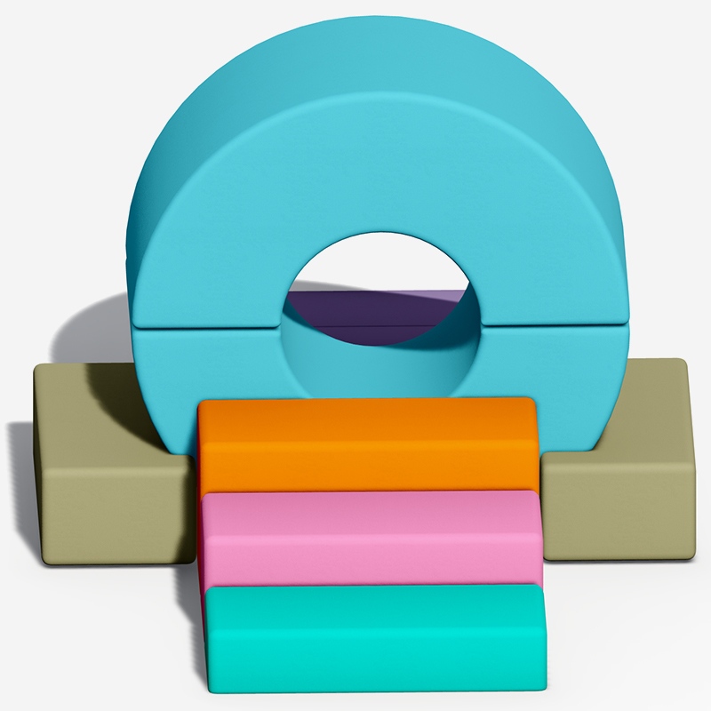 Modular Easy-Clean Indoor Soft Play Equipment 