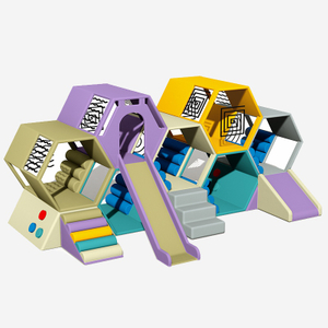 Hexagon Hive Indoor Soft Play Climber Set
