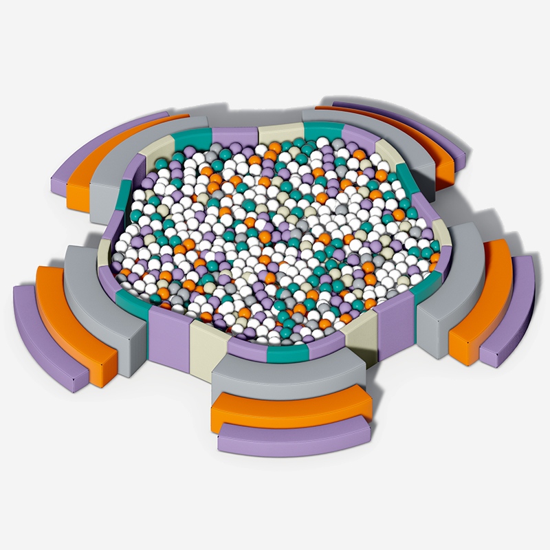 Arc-Modular Inclusive Indoor Soft Play Ball Pit