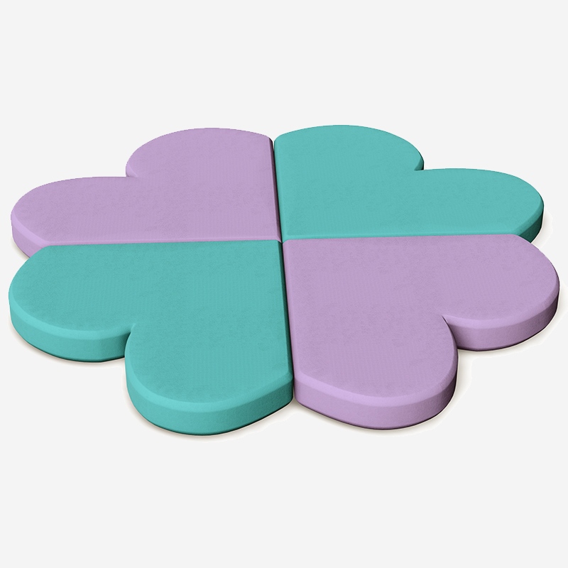 Clover-Shaped Modular Indoor Soft Play Mat