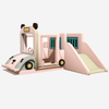 Panda Bus Themed Indoor Soft Play Climber with Slide