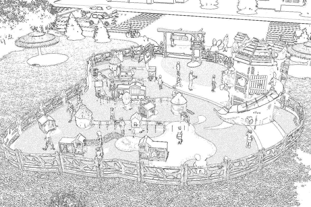 rabbit pet playground