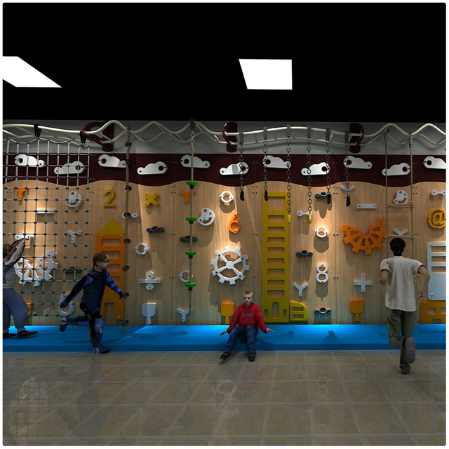 Playful Playground Climbing Wall – Themed Indoor Climbing Wall Set