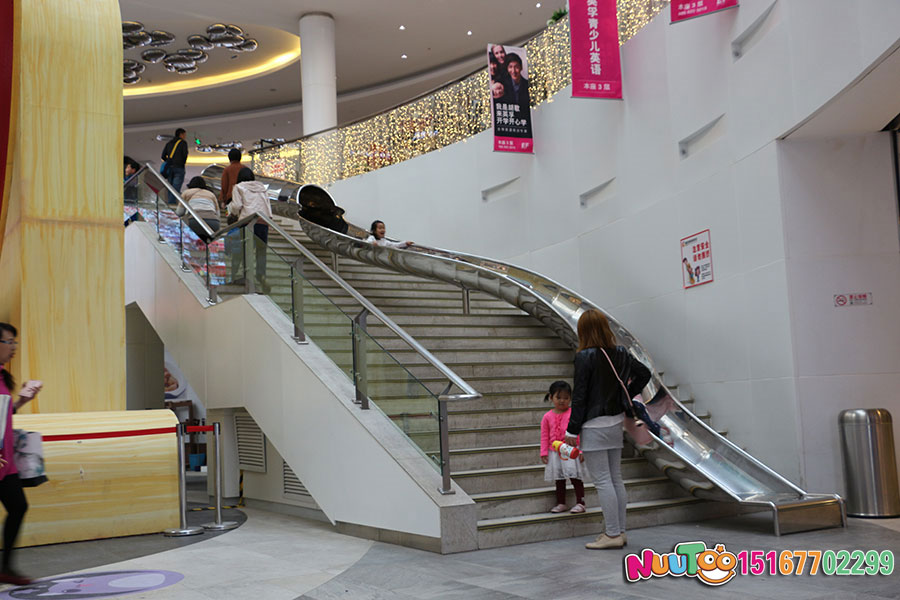 Le Tu non-standard ride + Beijing Maple Blue International Shopping Center + stainless steel semi-circular slide - (18)