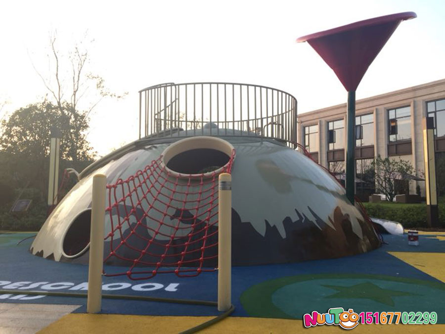 Little Prince Park + Non-standard ride + Planet combination slide + stainless steel slide (5)