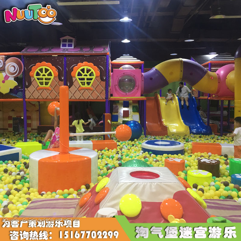Indoor children's naughty castle park Castle maze combination play equipment