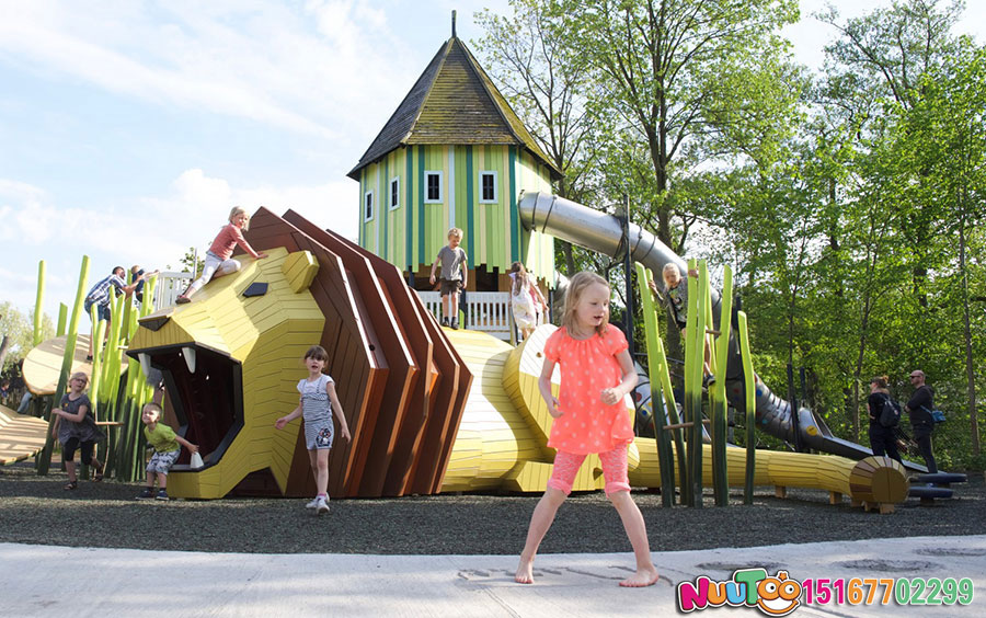 Lions Paradise + Rides + Combinations + Combination Slides + Large Amusement Equipment + Children's Play Equipment - (8)