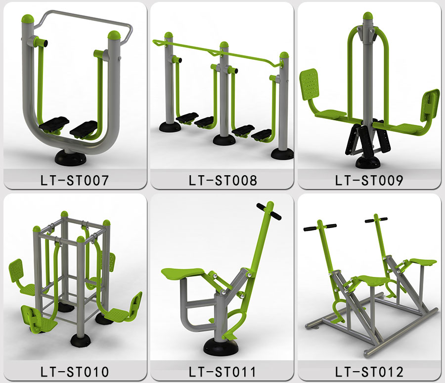 Fitness path + fitness equipment + outdoor fitness equipment + middle-aged fitness equipment _02