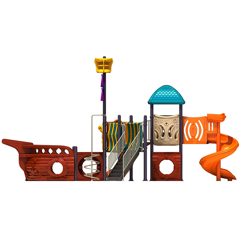 Pirate Ship Playgrounds，Outdoor Playground Pirate Ship Factory 