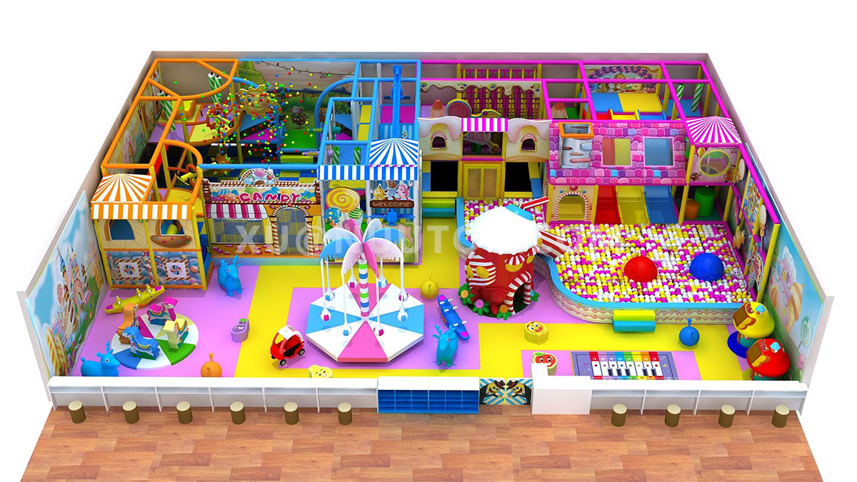 small candy themed indoor playground factory (4)