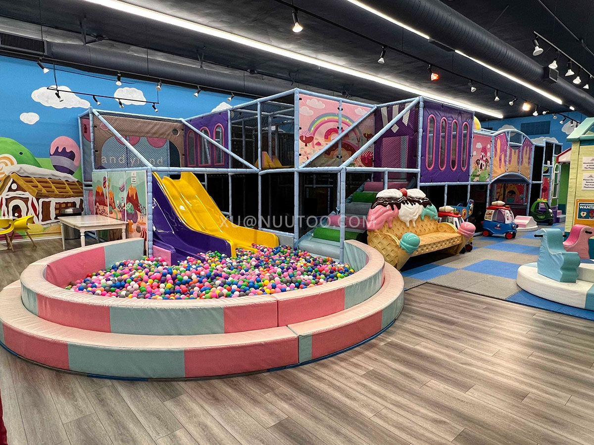 cheap small candy themed indoor playground (2)