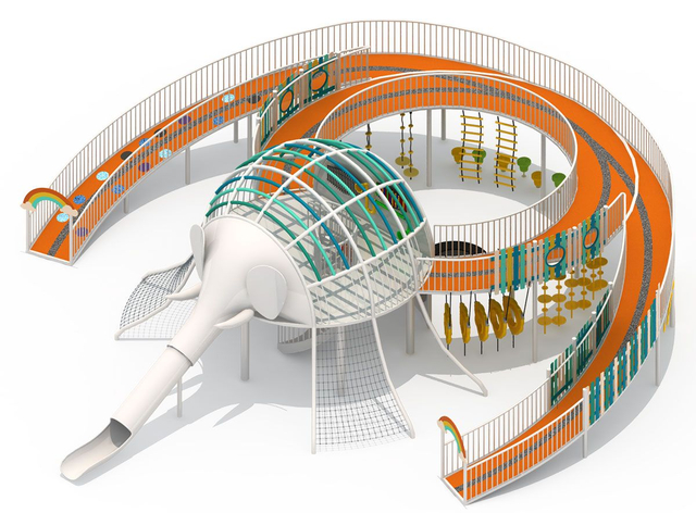 Custom Playground Manufacturer Offer Elephant Playground Solution