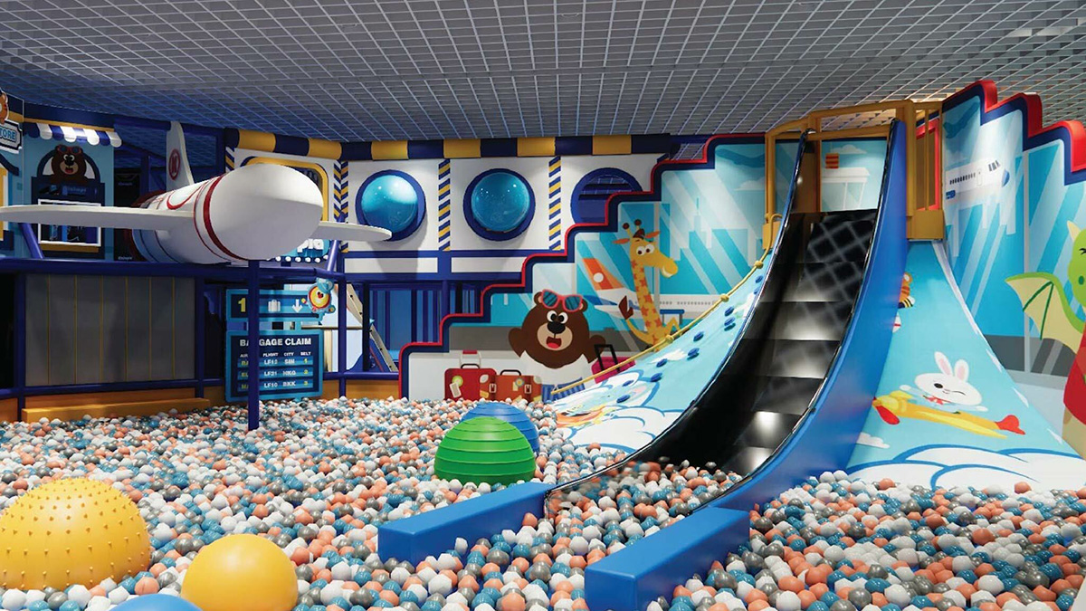 What are the choice of parts of the indoor child slide? It is worth learning