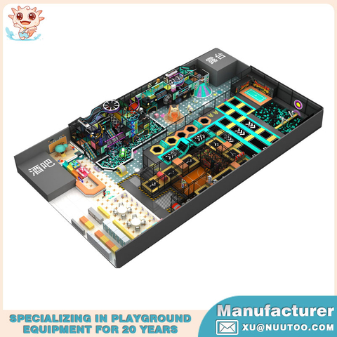 Large Indoor Trampoline Park for Kids NU-BC002