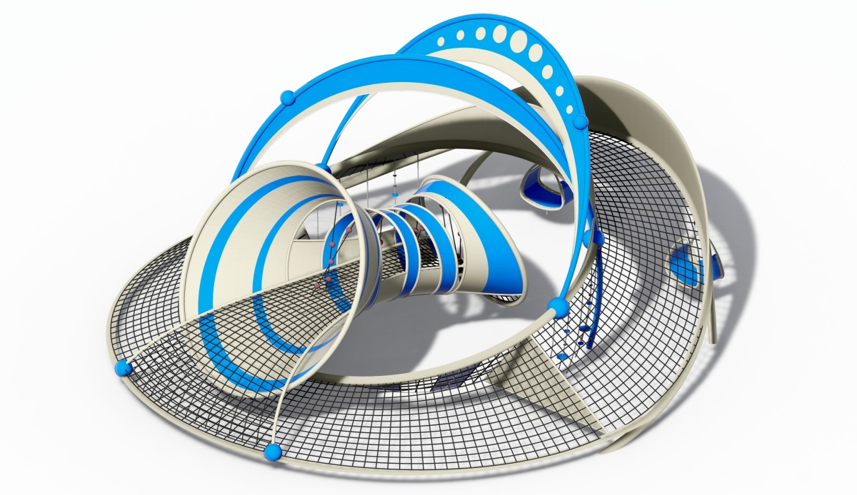 13. rope climbing frame playground -4