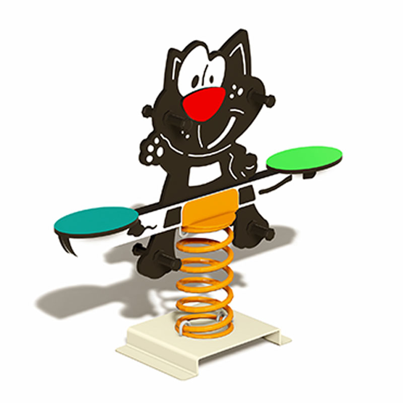 Black Cat-Themed Custom Seesaws 