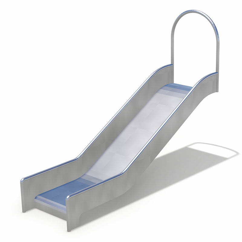 Single-Lane Toddler Stainless Steel Slides