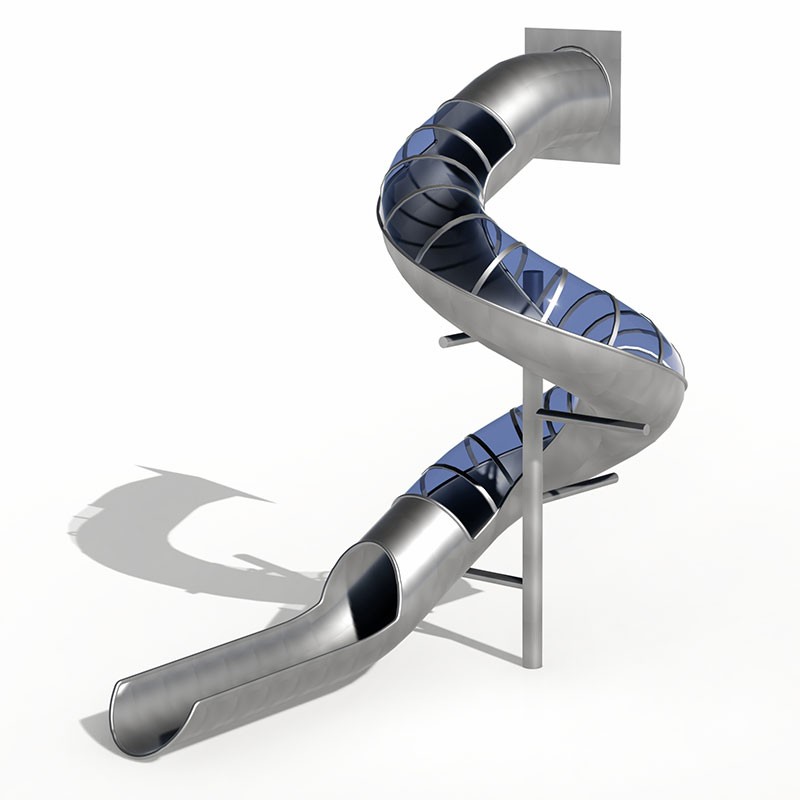 Outdoor Spiral Stainless Steel Slides