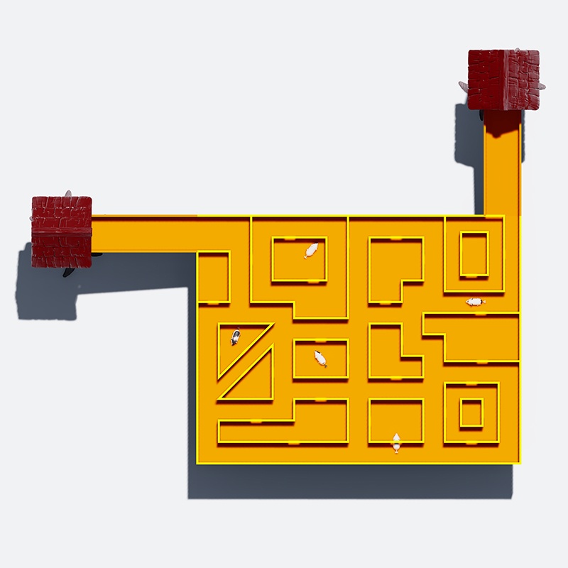 Wonder Maze: Interactive Pet Playground for Guinea Pigs 