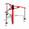Durable Galvanized Pipe Children's Three-person Swing for Long-Term Outdoor Play Use
