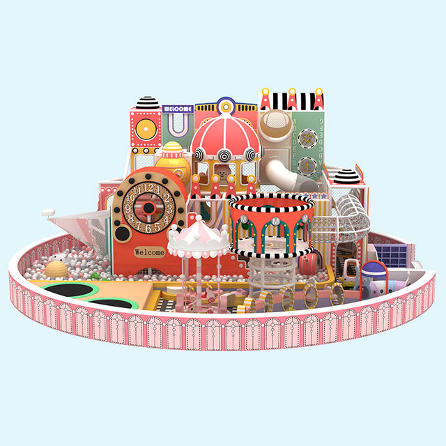 Macaron Series Maze Indoor Play - Mall Pastel Play Supplier