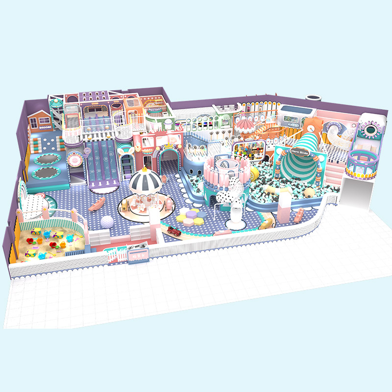 Kindergarten Pastel Soft Play Structure from China