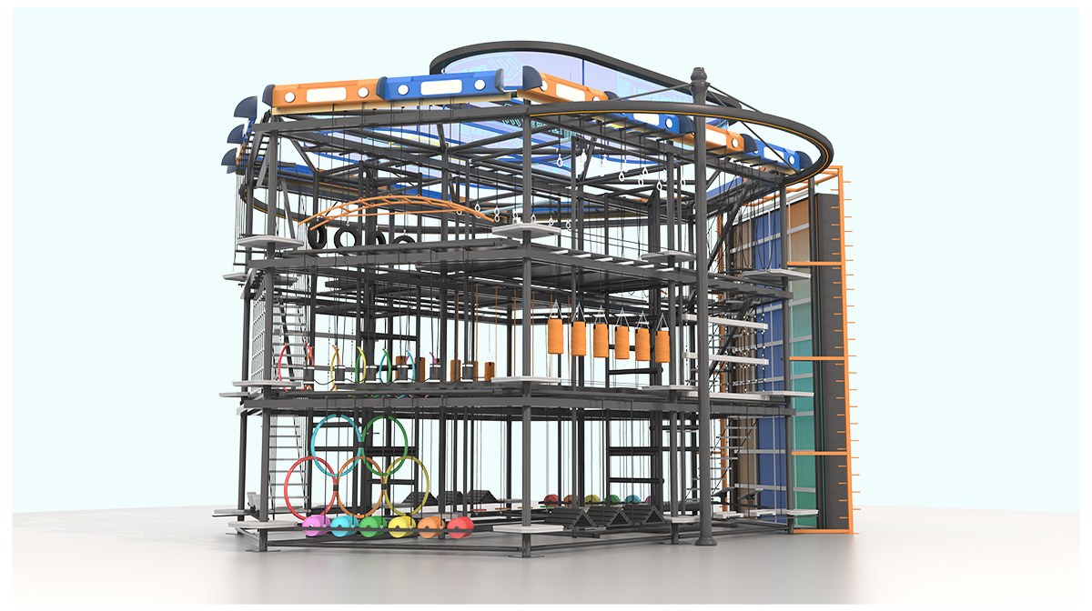 5.Team Building Indoor High Ropes Course (2)