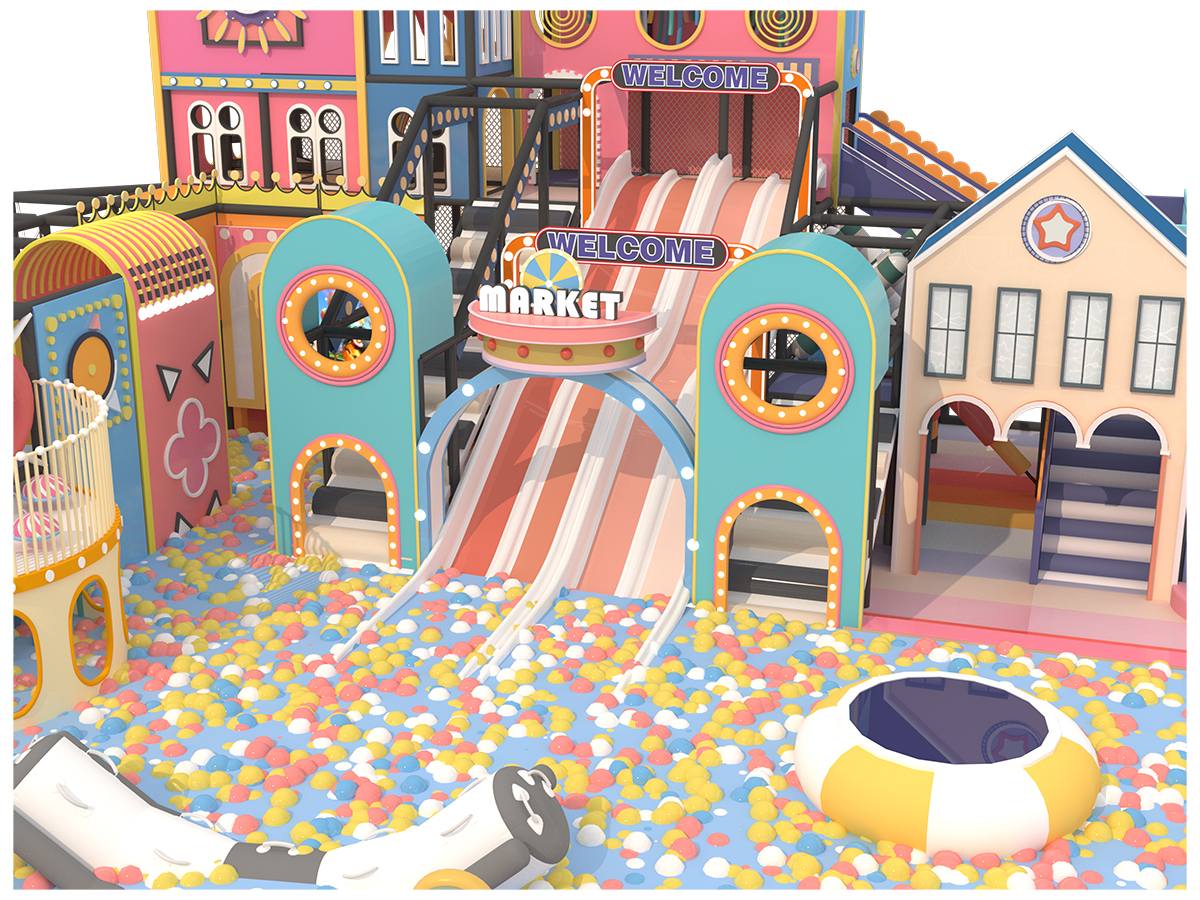 1.Macaron Pastel Indoor Playground Maze (10)