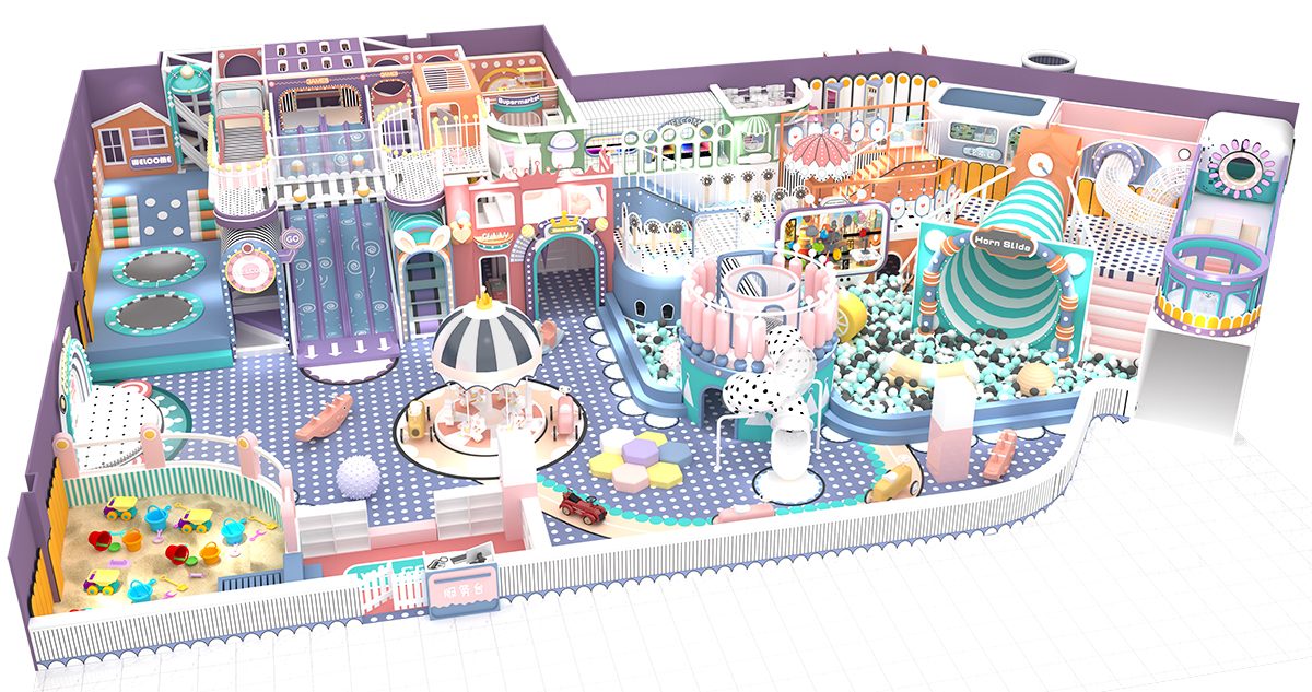 2.Commercial Pastel Color Indoor Playground (4)