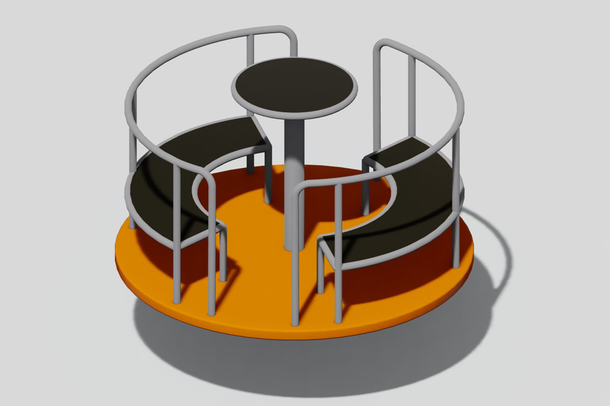 360° spinning playground equipment6