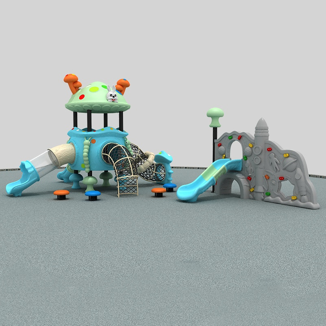 Durable Outdoor Mushroom Playground Slide for Kids' Playground