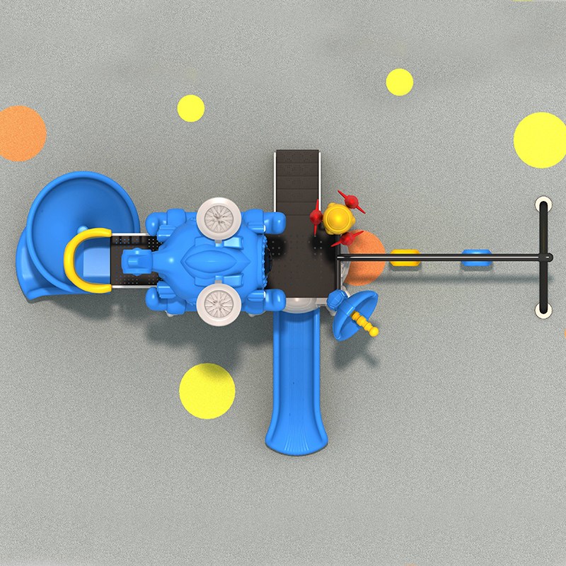 Interactive Space Shuttle Playground Slide for Children