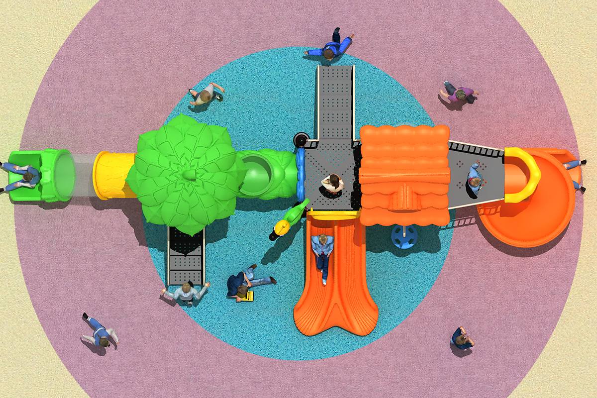 commercial playground slide (3)