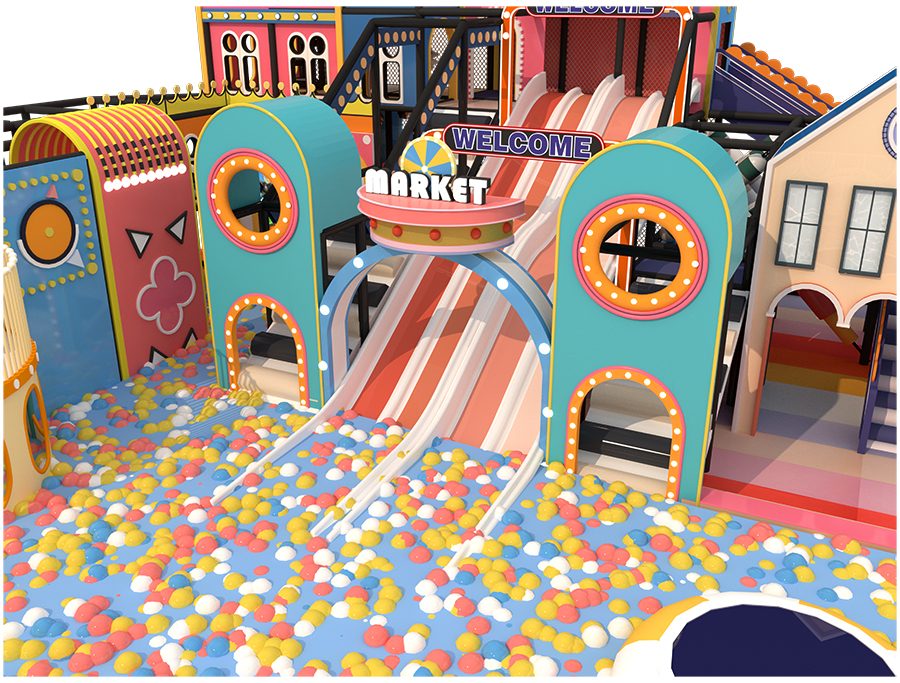 How to Build a Maze Indoor Playground (2)