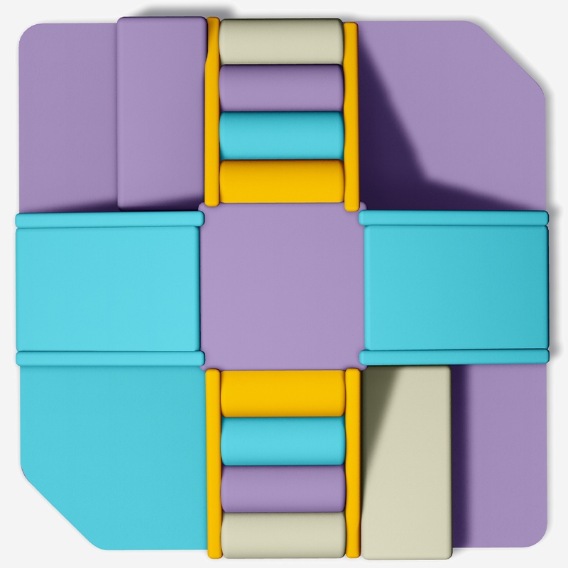 Modular Indoor Soft Play Equipment for Small Spaces