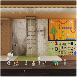 Bespoke Kids Indoor Climbing Wall System