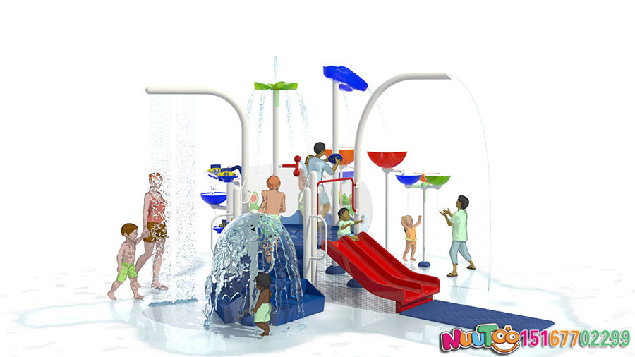 Water slide + water play equipment + children's play facilities (28)